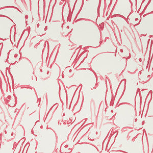 Hutch Ivory/Pink by Lee Jofa Modern Designer Wallcovering