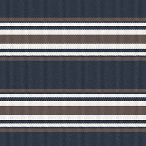 Pinilla Navy/Marron by Gaston Y Daniela Designer Fabric
