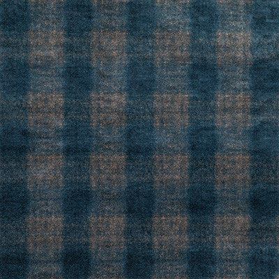 Highland Check Indigo by Mulberry Designer Fabric