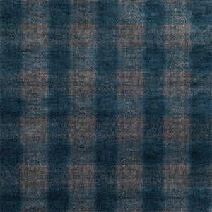 Highland Check Indigo by Mulberry Designer Fabric