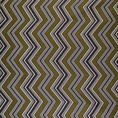 Zig Zag Verde/Navy by Gaston Y Daniela Designer Fabric