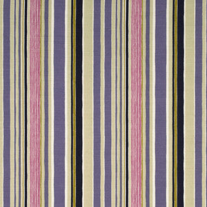 Mallow Stripe Damson/Mauve/Taupe by Baker Lifestyle Designer Fabric