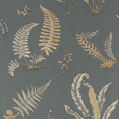 Ferns Charcoal/Bronze by G P & J Baker Designer Wallcovering
