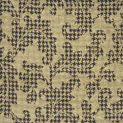 Acanthus Leaves Beige/Chocolate/Tan by Mulberry Designer Fabric
