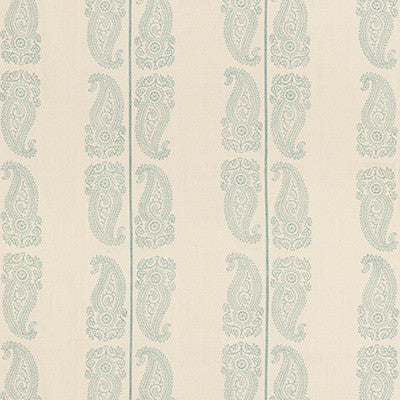 Cromer Paisley Aqua by G P & J Baker Designer Fabric