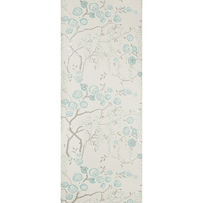 Peony Tree Aqua by Kravet Design Designer Wallcovering