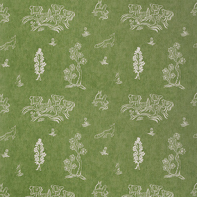 Friendly Folk Basil Green by Kravet Couture Designer Fabric