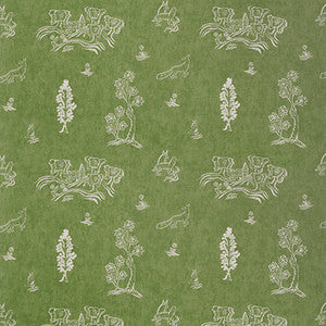 Friendly Folk Basil Green by Kravet Couture Designer Fabric