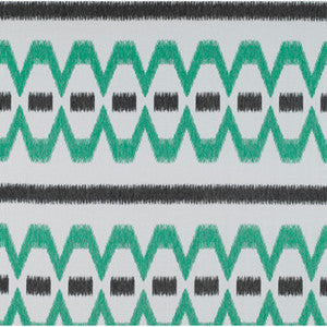 Lampedusa Onyx/Verde Menta by Gaston Y Daniela Designer Fabric
