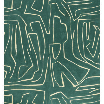 Graffito Teal/Pearl by Groundworks Designer Wallcovering