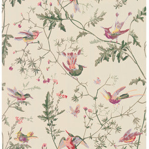Hummingbirds Original Multi-Colour by Cole & Son Designer Wallcovering