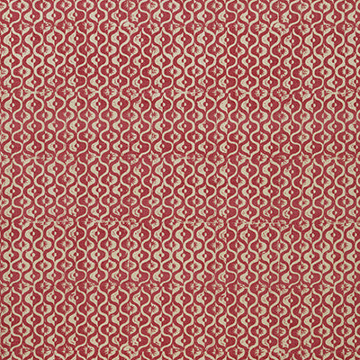 Small Medallion Berry by Lee Jofa Designer Fabric