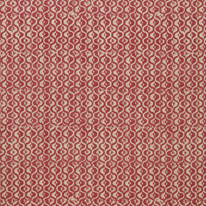 Small Medallion Berry by Lee Jofa Designer Fabric