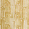 Crescent Paper Gold/Ivory by Lee Jofa Modern Designer Wallcovering