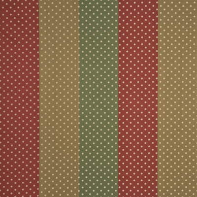 Mirabel Stripe Red/Brn by G P & J Baker Designer Fabric