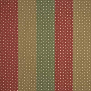 Mirabel Stripe Red/Brn by G P & J Baker Designer Fabric