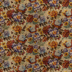 Botanica Velvet Red/Plum by Mulberry Designer Fabric