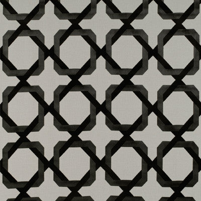 Galliano Blanco/Onyx by Gaston Y Daniela Designer Fabric