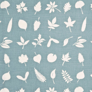 Tumbling Leaves Aqua by Baker Lifestyle Designer Fabric