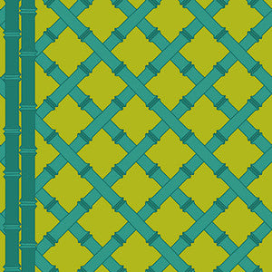 Trellis Lima/Esmeralda by Gaston Y Daniela Designer Wallcovering