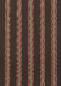 Chester Stripe Woodsmoke/Russet by Mulberry Designer Fabric