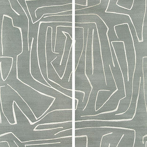 Graffito Ii Denim by Groundworks Designer Wallcovering