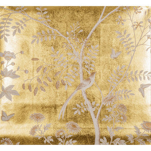 Beaujeu Mp Gold by Lee Jofa Designer Wallcovering