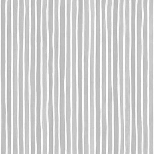 Croquet Stripe Soft Grey by Cole & Son Designer Wallcovering