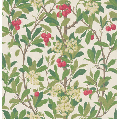 Strawberry Tree Scarlet & Ivory by Cole & Son Designer Wallcovering