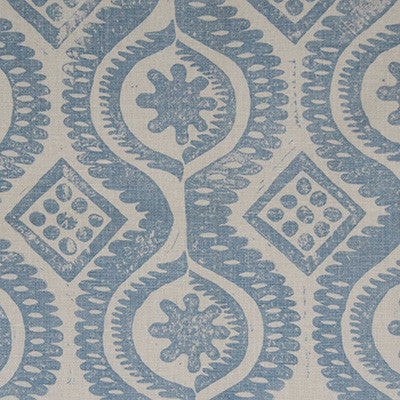 Damask Blue by Lee Jofa Designer Wallcovering
