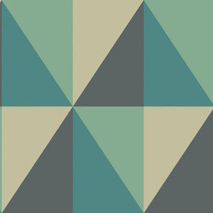 Apex Grand Teal by Cole & Son Designer Wallcovering