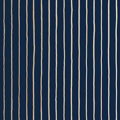 College Stripe Ink by Cole & Son Designer Wallcovering