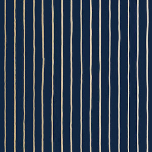 College Stripe Ink by Cole & Son Designer Wallcovering