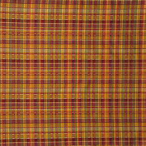 Mardi Gras Plai Br/Gd by Mulberry Designer Fabric