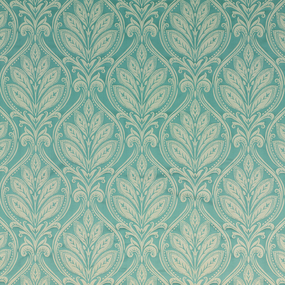 Ryecote Damask Aqua by G P & J Baker Designer Fabric