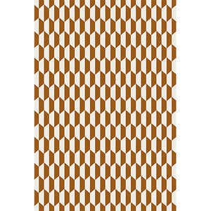 Tile Drk Gingr Crm by Cole & Son Designer Fabric