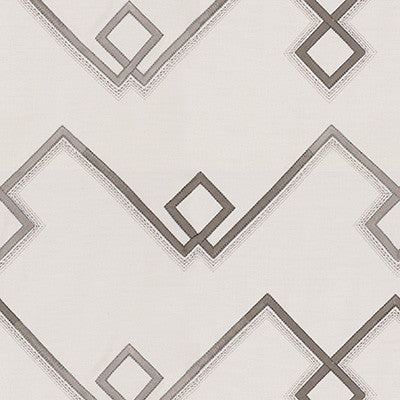 Prism Emb Grey by Lee Jofa Modern Designer Fabric