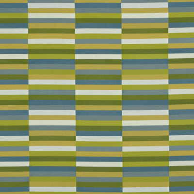 Blocchi Silk Meadow/Sky by Groundworks Designer Fabric