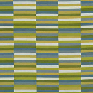 Blocchi Silk Meadow/Sky by Groundworks Designer Fabric