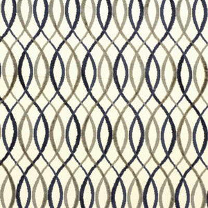 Infinity Beige/Midnight by Groundworks Designer Fabric