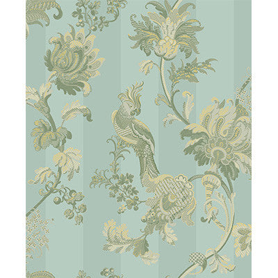 Zerzura Duck Egg & Olive by Cole & Son Designer Wallcovering
