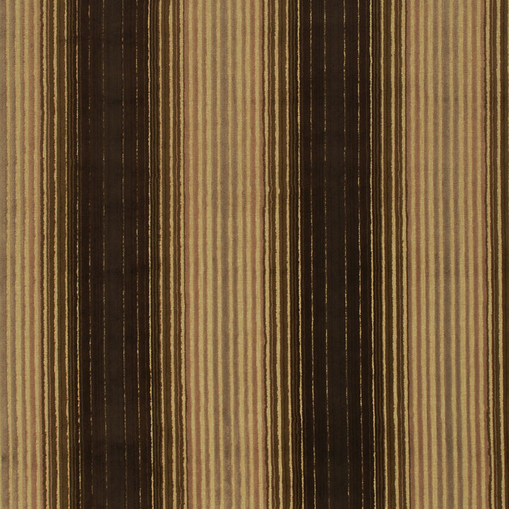 Marcelle Stripe Brown by Baker Lifestyle Designer Fabric