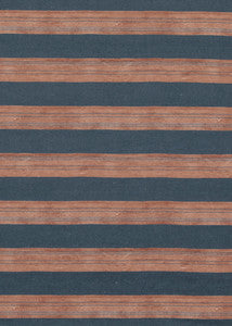 Askew Sienna/Navy by Lee Jofa Modern Designer Fabric