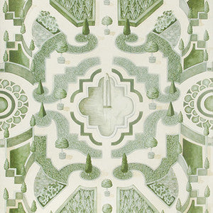 Topiary Leaf Green by Cole & Son Designer Wallcovering