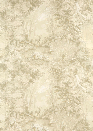 Torridon Charcoal by Mulberry Designer Wallcovering