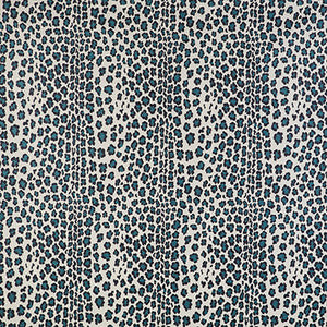 Leopardo Azul by Gaston Y Daniela Designer Fabric