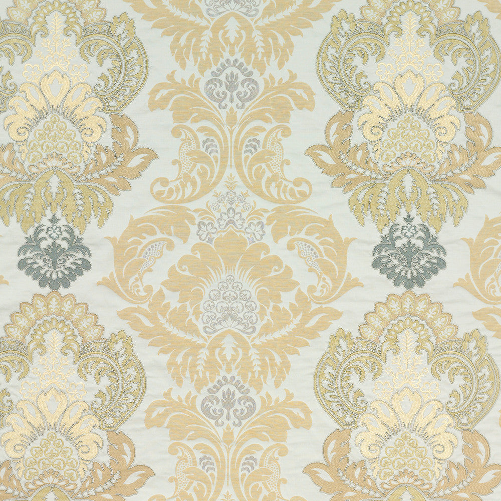 Waterford Damask Bronze/Natural by G P & J Baker Designer Fabric