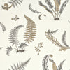 Ferns Dove Grey/Silver by G P & J Baker Designer Wallcovering
