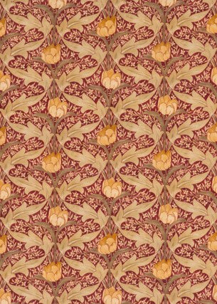 Tulip & Jasmine Red/Ochre by G P & J Baker Designer Fabric