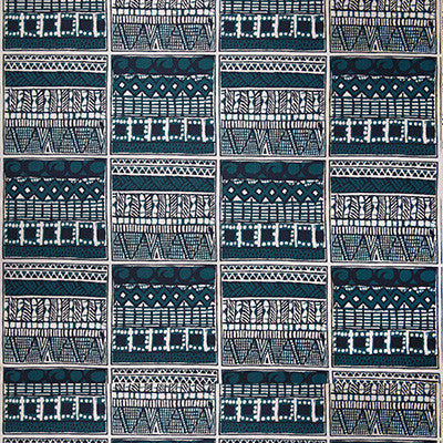 Suajili Azul Petrole by Gaston Y Daniela Designer Fabric